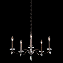 Schonbek 1870 MD1005N-26H - Modique 5 Light 110V Chandelier in French Gold with Clear Heritage Crystal