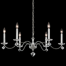 Schonbek 1870 MD1006N-26H - Modique 6 Light 110V Chandelier in French Gold with Clear Heritage Crystal