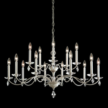 Schonbek 1870 MD1015N-26H - Modique 15 Light 110V Chandelier in French Gold with Clear Heritage Crystal