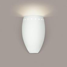 A-19 1503-1LEDE26-BG - Grenada Wall Sconce: Black Gloss (E26 Base Dimmable LED (Bulb included))