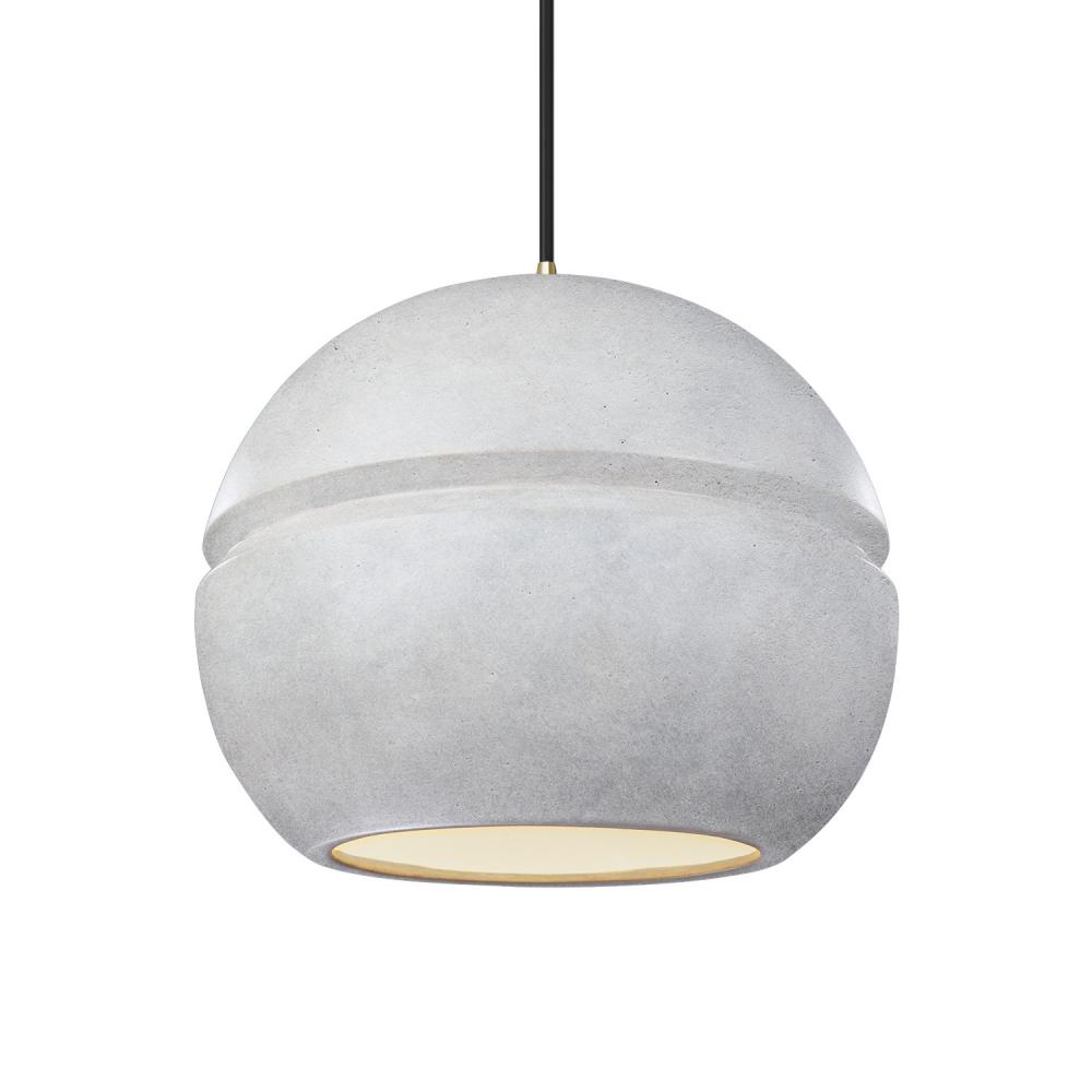 Large Sphere 1-Light LED Pendant