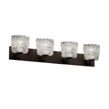 Justice Design Group GLA-8924-30-LACE-DBRZ-LED4-2800 - Modular 4-Light LED Bath Bar