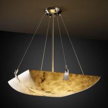 Justice Design Group FAL-9642-25-NCKL-LED5-5000 - 24" LED Pendant Bowl w/ Tapered Clips