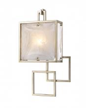 Mariana 250128 - Skyler 1 Light Wall Sconce - Silver Leaf