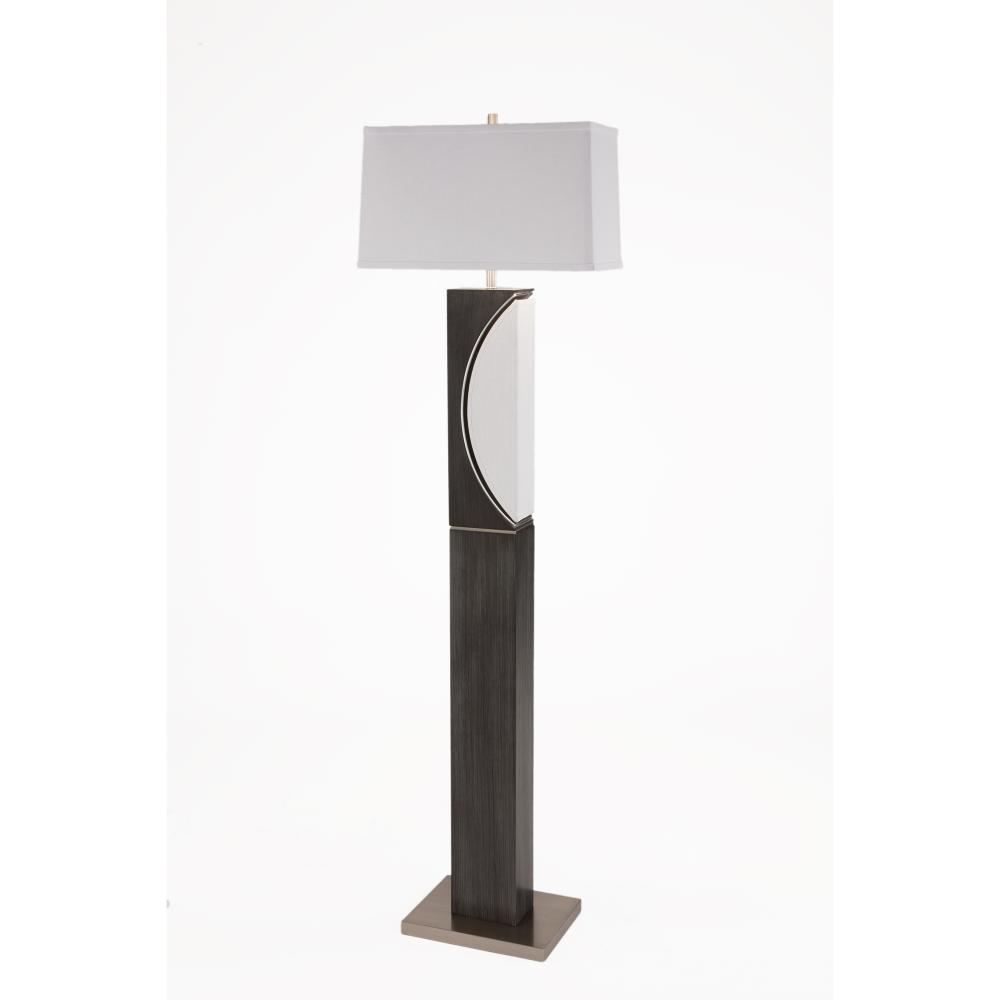 Half Moon Floor Lamp Charcoal Gray