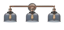 Innovations Lighting 205BP-ACBK-G73 - Bell - 3 Light - 32 inch - Antique Copper - Bath Vanity Light