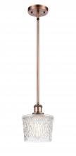 Innovations Lighting 516-1S-AC-G402-LED - Niagara - 1 Light - 7 inch - Antique Copper - Mini Pendant