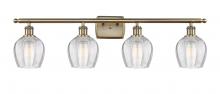 Innovations Lighting 516-4W-AB-G462-6 - Norfolk - 4 Light - 36 inch - Antique Brass - Bath Vanity Light