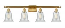 Innovations Lighting 516-4W-SG-G2812-LED - Hanover - 4 Light - 36 inch - Satin Gold - Bath Vanity Light