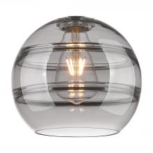 Innovations Lighting G556-8SM - Rochester 8&#34; Light Smoke Glass