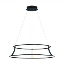 Eurofase 43886-012 - Cadoux 1 Light Chandelier in Black