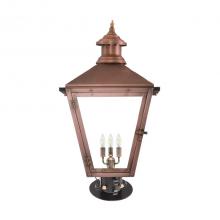 Primo Gas Lanterns SV-30E_CT/PM - Three Light Pier and Post Mount