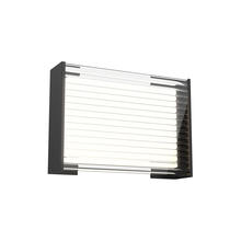 Kuzco Lighting Inc EW37207-BK - DYNAMO PERF METAL EXTERIOR WALL BLACK 10W, 120VAC WITH LED DRIVER, 3000K, 90CRI