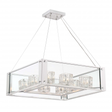 ZEEV Lighting CD10152-8-SL - 8-Light 25" Linear Crystal Chandelier