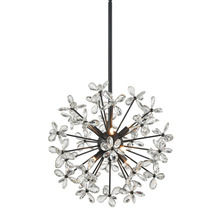 ZEEV Lighting CD10212-8-MBK - Adelle 8-Light, 20&#34; Crystal Sputnik in Matte Black