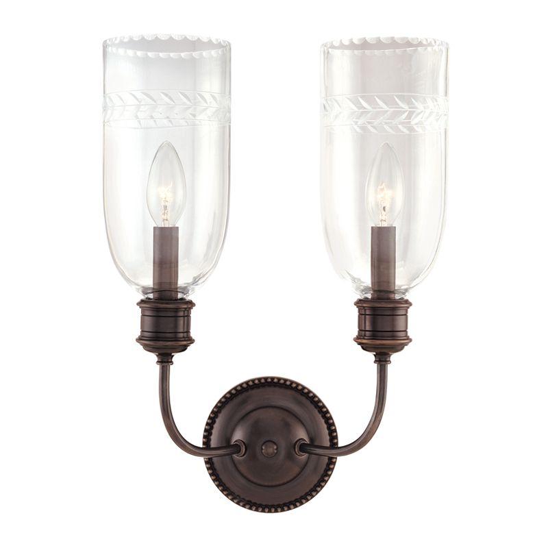 2 LIGHT WALL SCONCE