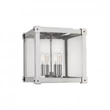 Hudson Valley 8600-PN - 4 LIGHT FLUSH MOUNT