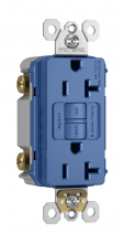 Legrand Radiant 2097NABL - radiant? Spec Grade 20A Self Test GFCI Receptacle, NAFTA Compliant, Blue