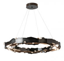 Hubbardton Forge 139861-LED-STND-89-CR - Trove LED Circular Pendant