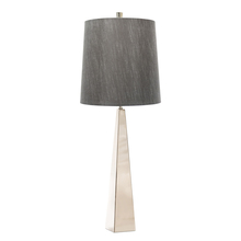 Lucas McKearn EL/ASCENTTLPN - Ascent Polished Stainless Steel Modern Buffet Table Lamp