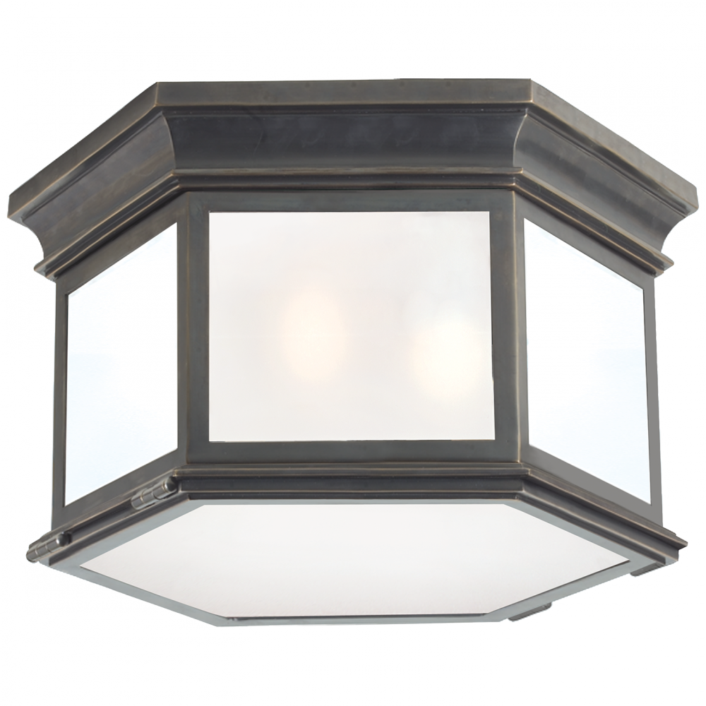 Club Large Hexagonal Flush Mount