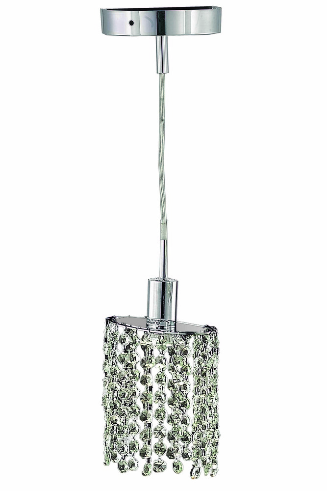 Mini 1 light Chrome Pendant