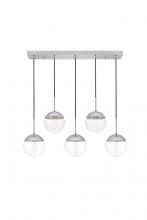 Elegant LD6083C - Eclipse Hang L41.7&#34;W8&#34;H9&#34;L5  CH CL