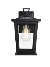 Elegant OD332W12BK - Wall sconce W7&#34; H12&#34; E8&#34; L1 Black