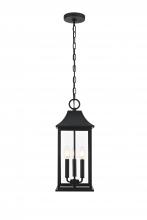 Elegant OD503H21BK - Outdoor Hanging W8&#34;D8&#34;H20.5&#34; Black