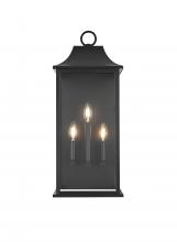 Elegant OD503W25BK - Wall Sconse W10&#34;D8&#34;H24.9&#34; Black