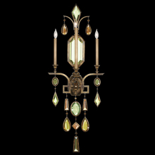 Fine Art Handcrafted Lighting 710450-1ST - Encased Gems 49&#34;H Sconce