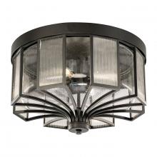 Fine Art Handcrafted Lighting 900082ST - Bristol 21.5&#34;W Outdoor Flush Mount